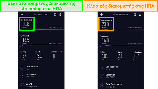 &Sigma;&tau;&iota;&gamma;&mu;&iota;ό&tau;&upsilon;&pi;&omicron; &omicron;&theta;ό&nu;&eta;&sigmaf; &delta;&omicron;&kappa;&iota;&mu;ώ&nu; &tau;&alpha;&chi;ύ&tau;&eta;&tau;&alpha;&sigmaf; Ookla iOS