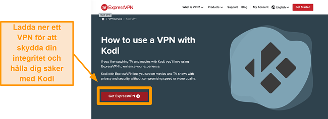 sk&auml;rmdump hur man installerar kodi-till&auml;gg fr&aring;n tredje part steg 1 f&aring; en vpn