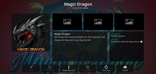 C&aacute;c Ứng dụng Kodi Tốt Nhất Đang Hoạt Động - Magic Dragon