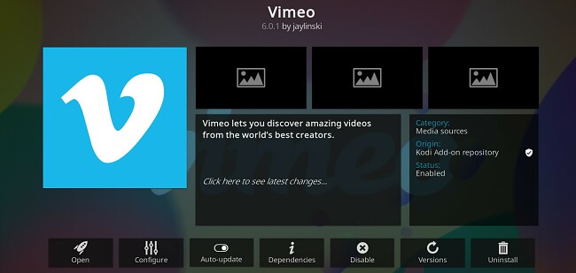 C&aacute;c tiện &iacute;ch Kodi tốt nhất đang hoạt động tr&ecirc;n Vimeo