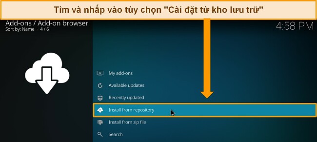 Phần Mở Rộng Kodi Tốt Nhất - C&agrave;i Đặt Từ Kho