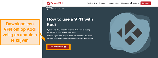 screenshot van hoe je de offici&euml;le Kodi-add-on stap &eacute;&eacute;n installeert, verkrijg een vpn