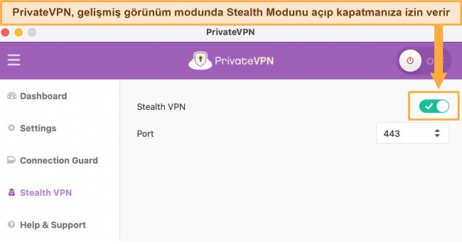 VPN bağlantısı kesiliyornasıl d&uuml;zeltilir PrivateVPN Stealth VPN ayarları