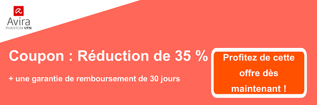 AviraVPN coupon banner - 35% de réduction