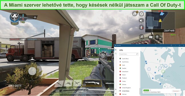 A NordVPN nagyszerű választás a gyors tempójú online játékokhoz