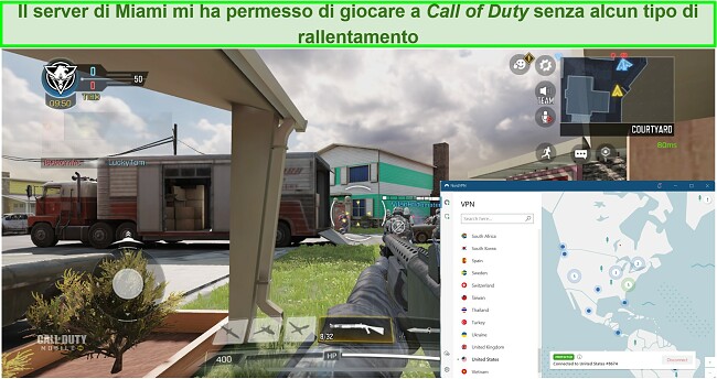 NordVPN &egrave; un&rsquo;ottima scelta per i giochi online frenetici