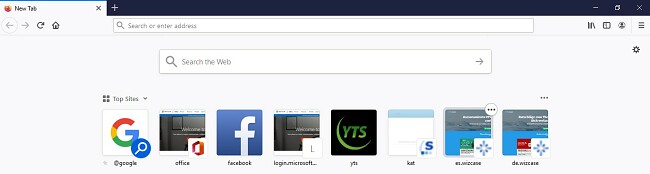 captură de ecran a browserului Firefox