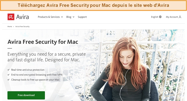 Capture d'&eacute;cran de l'installation d'Avira sur un Mac