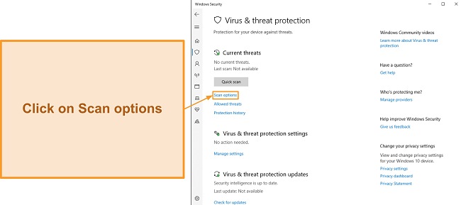Screenshot showing Microsoft Defender's various scan options, raising the question of its sufficiency for user protection. Screenshot showing Microsoft Defender's various scan options, raising the question of its sufficiency for user protection.