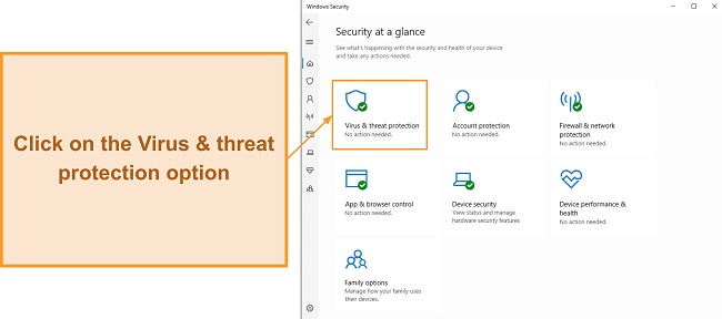 Screenshot of Microsoft Defender's 'Virus & Threat Protection' interface, highlighting its features and prompting evaluation of its effectiveness. Screenshot of Microsoft Defender's 'Virus & Threat Protection' interface, highlighting its features and prompting evaluation of its effectiveness.