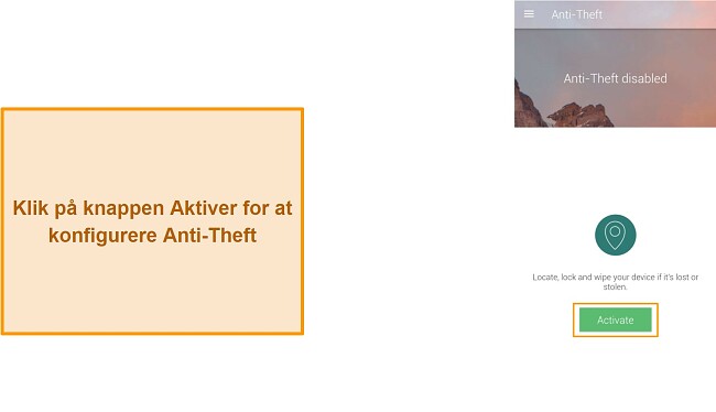 Anti-tyverifunktion i Panda Dome