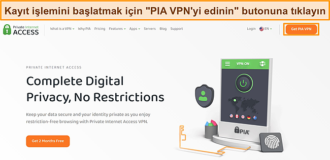 PIA se&ccedil;im s&uuml;recinin ekran g&ouml;r&uuml;nt&uuml;s&uuml;.