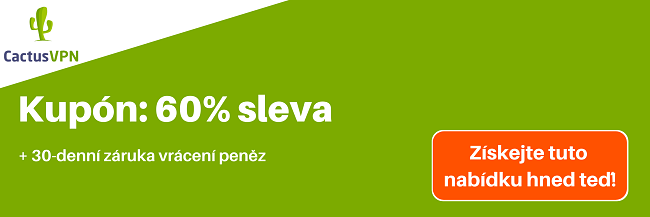 Platn&yacute; kup&oacute;n CactusVPN