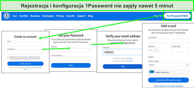 1Password jest łatwe do skonfigurowania.