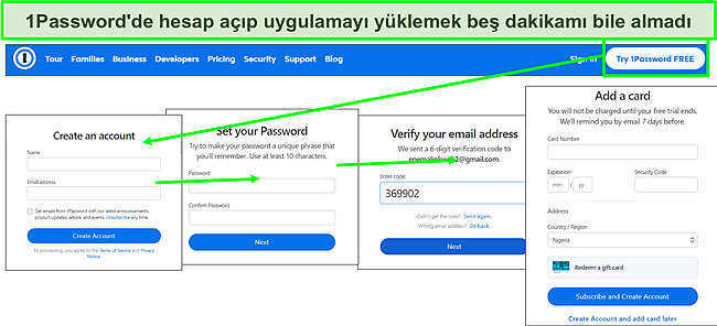 1Password'&uuml;n kurulumu kolaydır.