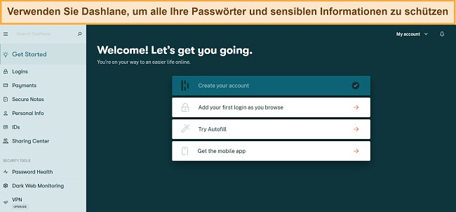 Dashlane sch&uuml;tzt Passw&ouml;rter und sensible Informationen