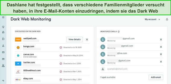 Die besten Passwort-Manager f&uuml;r Familien mit Dark Web-&Uuml;berwachung - Dashlane