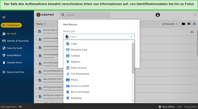 Die besten Familien-Passwort-Manager - Keeper, Vault, Informationen