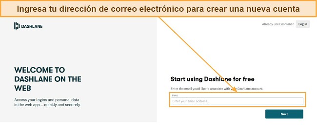 Formulario de registro: Introduce tu direcci&oacute;n de correo electr&oacute;nico para crear una nueva cuenta