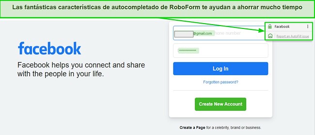 Mejores administradores de contrase&ntilde;as familiares - funci&oacute;n de autocompletar de RoboForm