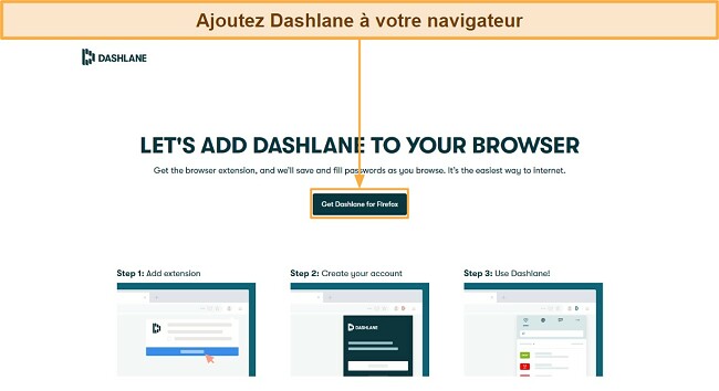Ajoutez Dashlane &agrave; votre navigateur