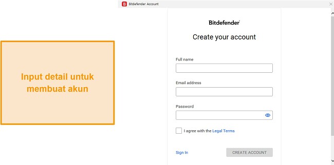 Installing Bitdefender