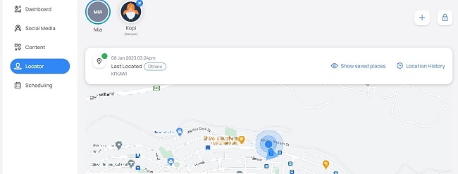 seguimiento de ubicaci&oacute;n de mobicip