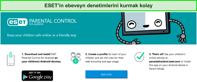 ESET'te ebeveyn denetimlerini ayarlama
