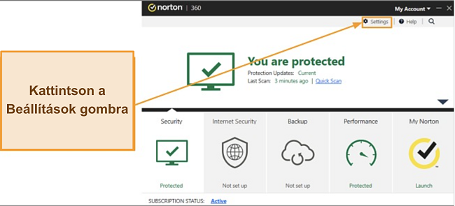 Norton tűzfal &eacute;s hogyan v&eacute;di a pc-t norton főmen&uuml;