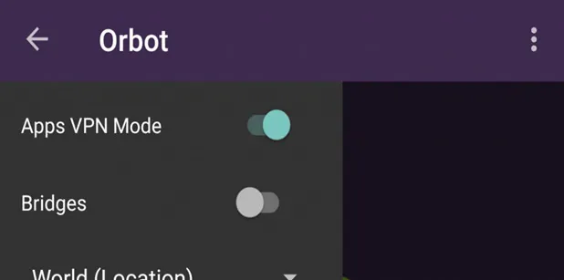 Orbotin k&auml;ytt&ouml; VPN:n kanssa